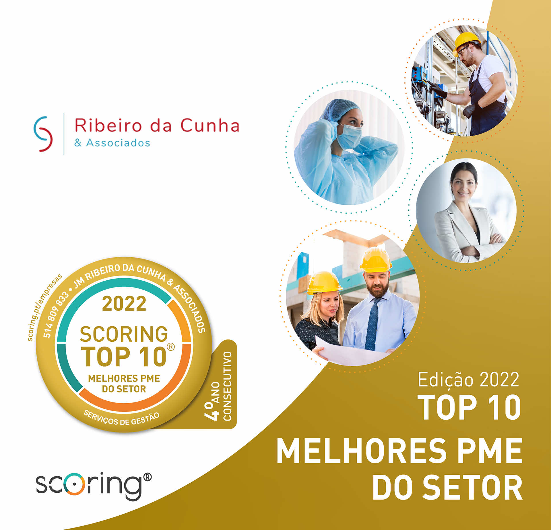 Ribeiro da Cunha Distinguida com prémio Top10 da Scoring