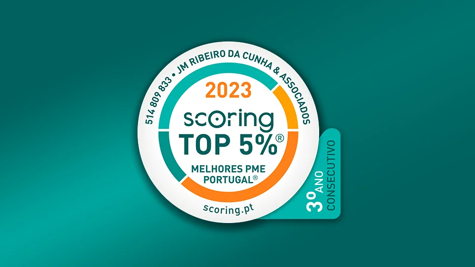 JM Ribeiro da Cunha & Associados no TOP 5% das melhores PME nacionais em 2023